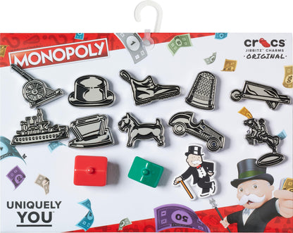 Crocs Jibbitz 13-Pack Hasbro Monopoly Board Game Shoe Charms | Jibbitz for Crocs
