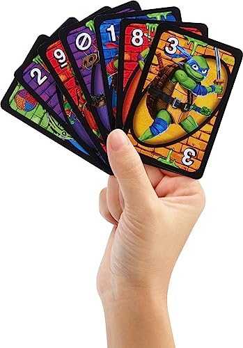 Mattel Games UNO Teenage Mutant Ninja Turtles Mutant Mayhem Card Game