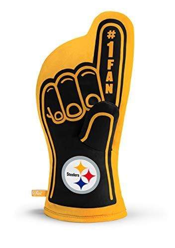 Home & Kitchen Pittsburgh Steelers YouTheFan NFL #1 Team Oven Mitt: Heat Resistant | Choose Team 817285023507