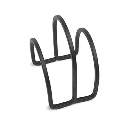 Kitchen Umbra Squire Holder for Kitchen, Works With Square and Rectangular Napkins for Dinner, Luncheon or Cocktail, Black 028295543194