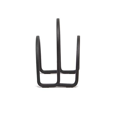 Kitchen Umbra Squire Holder for Kitchen, Works With Square and Rectangular Napkins for Dinner, Luncheon or Cocktail, Black 028295543194