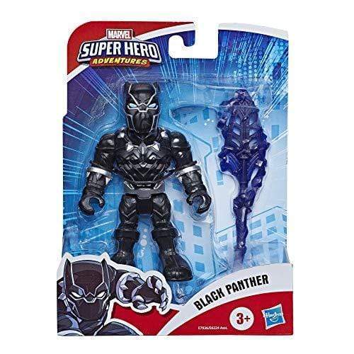 Toys Super Hero Adventures Mega Mini Black Panther Action Figure 630509899845